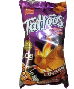 Tattoos Corn Tube BBQ Flavor 60g