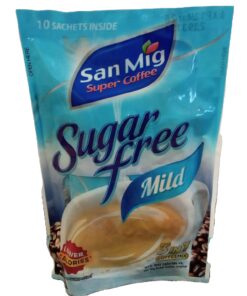 San Mig Super Coffee | Sugar free Mild | 3 in 1 mix 10pcs x 10g