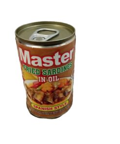 Master | Fried Sardines in Oil | Spanish Style 155g