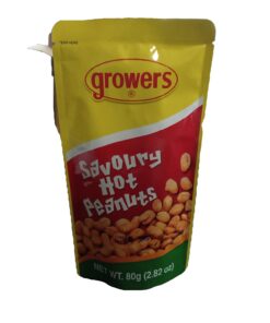 Growers Savoury Hot Peanuts 80g
