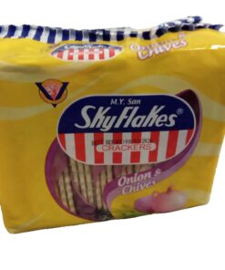 Alternative view of SkyFlakes Crackers | Snack Pack Onion & Chives Flavor | 250g ( 10 x 25g)