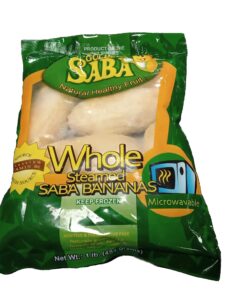 Golden Saba | Whole Steamed Saba Bananas | 454g
