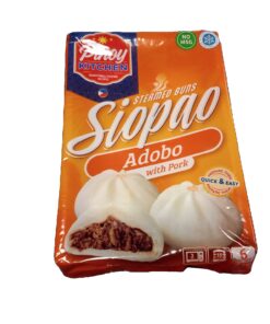 Pinoy Kitchen | Steamed Buns Siopao Adobo with Pork | 300g