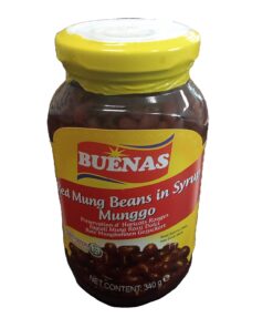 Buenas Red Mung Beans in Syrup Munggo 340g